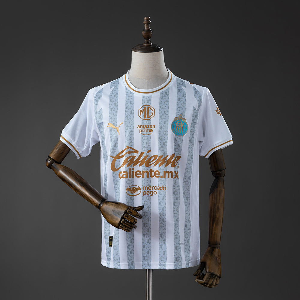 Maillot Extérieur Chivas de Guadalajara Blanc 2026
