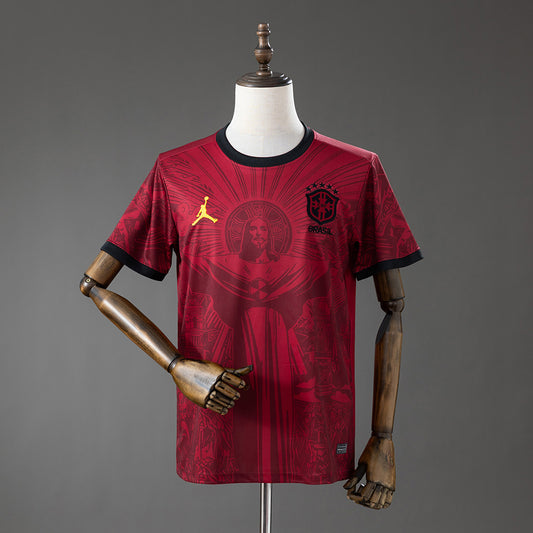 Maillot Concept Brésil Rouge Feu CDM 2026